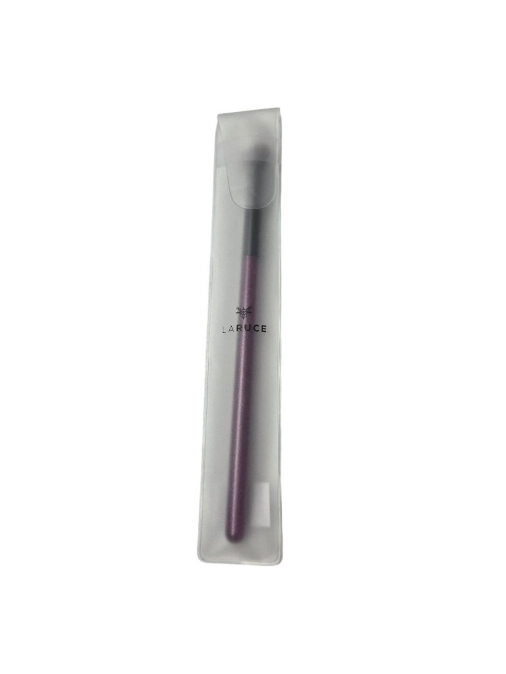 LaRuce Purple Glitter Handle Precision Makeup Brush Sealed In Protective Case